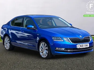 Used Skoda Octavia 150 HP (110 kW) 2018 Blue Hatchback