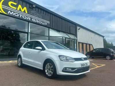Used VW Polo SE 75 HP (55 kW) 2014 White Hatchback