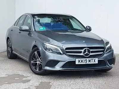 Used Mercedes C220 Premium Plus 194 HP (142 kW) 2019 Grey Sedan