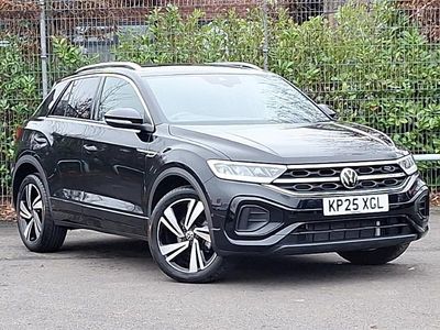 Black Used 2025 VW T-Roc R-line SUV | £26,498 (Fair price)