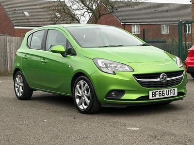 Used Vauxhall Corsa S 75 HP (55 kW) 2016 Green Hatchback