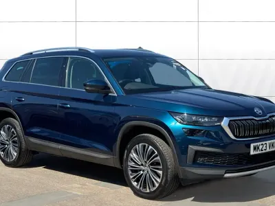 Used Skoda Kodiaq SE L Executive 150 HP (110 kW) 2023 Blue SUV