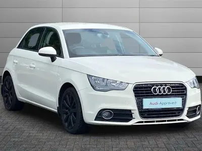 Begagnad Audi A1 Sport 140 HK (102 kW) 2014 Vit Halvkombi