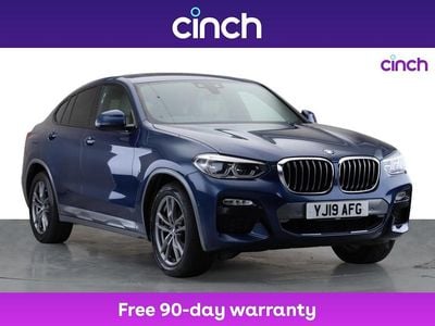 Blue Used 2019 BMW X4 M Sport SUV | £23,359 (Fair price)