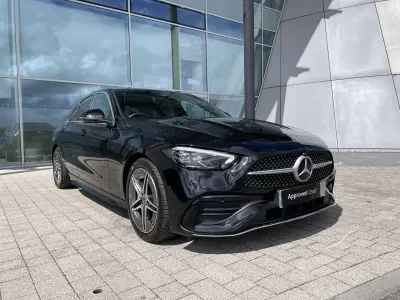 Used Mercedes C200 AMG line 204 HP (150 kW) 2025 Black Sedan