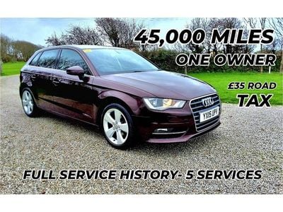 Red Used 2015 Audi A3 Sport Hatchback | £10,695 (Fair price)