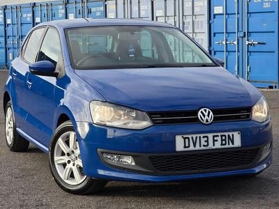 Used VW Polo Match 75 HP (55 kW) 2013 Blue Hatchback