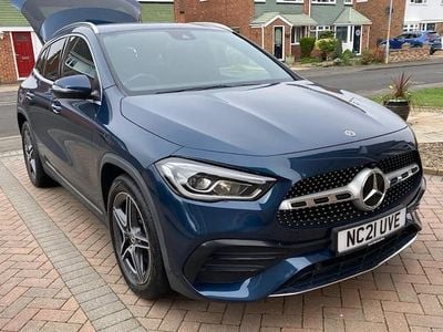 Used Mercedes GLA200 AMG line 150 HP (110 kW) 2021 Blue SUV