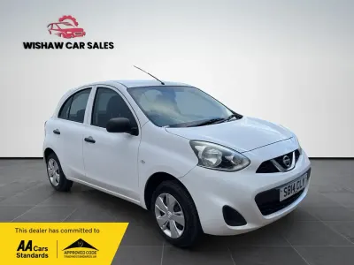 Używany Nissan Micra Visia 80 KM (58 kW) 2014 Biały Hatchback