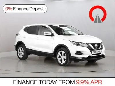 Używany Nissan Qashqai Acenta 115 KM (84 kW) 2018 Biały SUV
