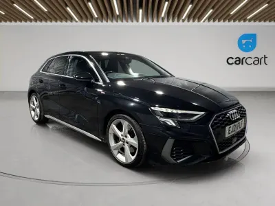 Used Audi A3 Sportback S-Line 150 HP (110 kW) 2021 Black Hatchback