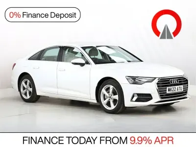 Begagnad Audi A6 Sport 204 HK (150 kW) 2022 Vit Sedan