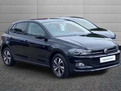 Used VW Polo Match 80 HP (58 kW) 2021 Black Hatchback