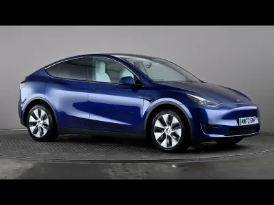 Used Tesla Model Y Long Range AWD 378 kW (514 HP) 2022 Blue SUV