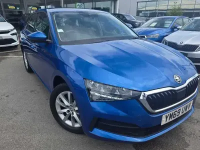Used Skoda Scala 70 HP (51 kW) 2020 Race blue Hatchback