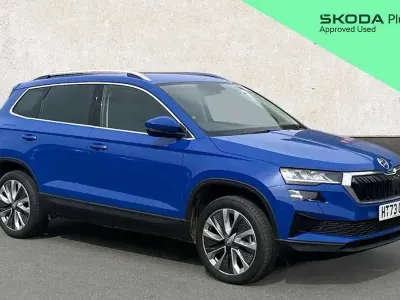 Gebraucht Skoda Karoq SE L 150 PS (110 kW) 2024 Blau SUV