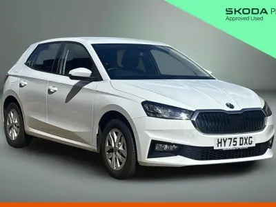 Used Skoda Fabia SE 94 HP (69 kW) 2025 Moon white metallic Hatchback