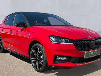 Used Skoda Fabia Monte Carlo 150 HP (110 kW) 2026 Velvet red metallic black magic pearl effect Hatchback
