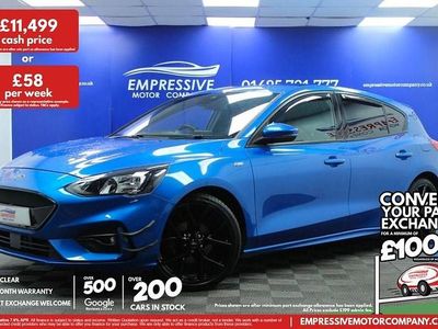 Used Ford Focus ST-Line 125 HP (91 kW) 2020 Blue Hatchback