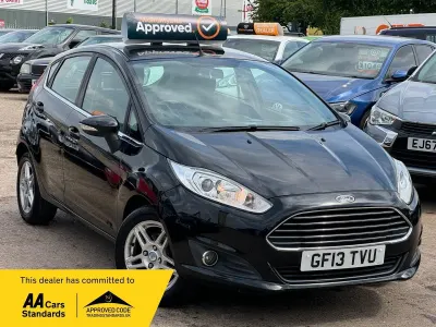 Used Ford Fiesta Zetec 2013 Black Hatchback