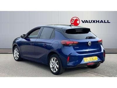 Used Vauxhall Corsa SRi 100 HP (73 kW) 2021 Blue Hatchback