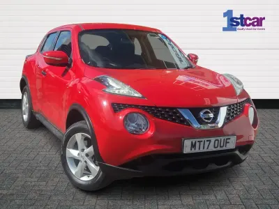 Używany Nissan Juke Visia 2017 Czerwony SUV