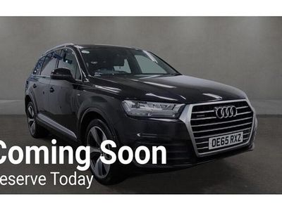 Black Used 2015 Audi Q7 S-Line SUV | £21,000 (Fair price)