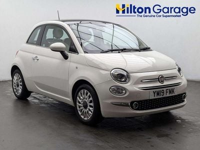 Used Fiat 500 Lounge 69 HP (50 kW) 2019 White Hatchback