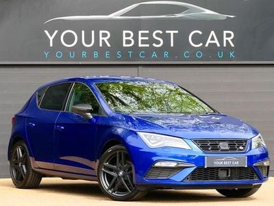 Used Seat Leon Black Edition 130 HP (95 kW) 2020 Blue Hatchback