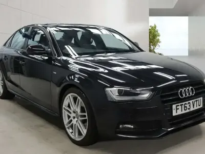Used Audi A4 S-Line 174 HP (127 kW) 2014 Black Sedan