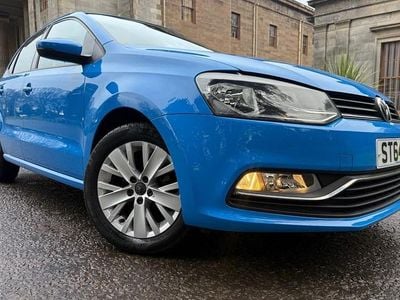 Used VW Polo SE 60 HP (44 kW) 2015 Blue Hatchback