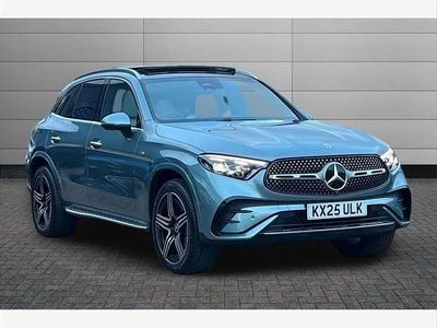 Silver Used 2025 Mercedes GLC300e AMG Line Premium SUV | £54,990 (Fair price)