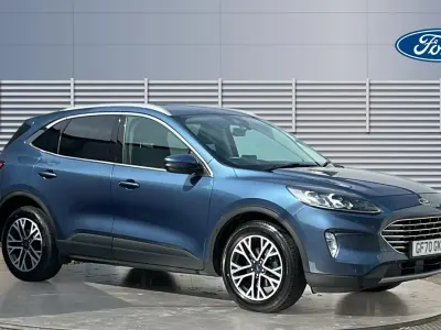 Used Ford Kuga Titanium 150 HP (110 kW) 2020 Blue SUV