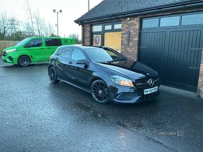 Black Used 2017 Mercedes A160 AMG line Hatchback | £9,995 (Fair price)