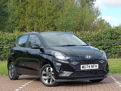 Black Used 2024 Hyundai i10 Advanced Hatchback | £15,498 (Fair price)