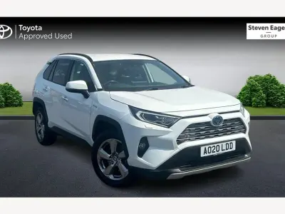 Used Toyota RAV4 Hybrid 2020 White SUV