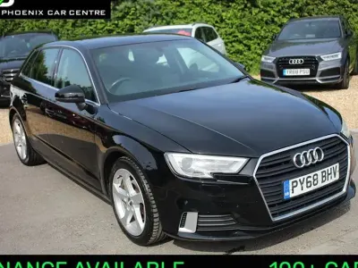 Used Audi A3 Sport 116 HP (85 kW) 2018 Black Sedan