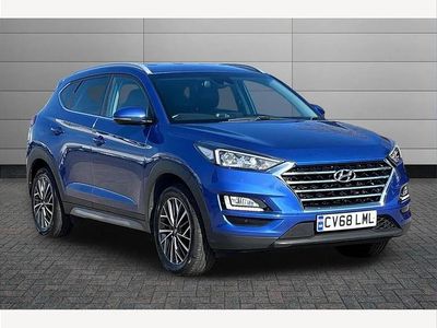 Used Hyundai Tucson Premium 129 HP (94 kW) 2018 Blue SUV