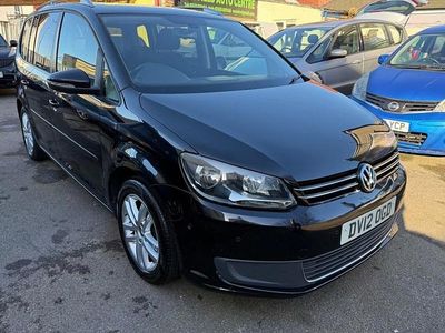 Used VW Touran SE 105 HP (77 kW) 2012 Black MPV