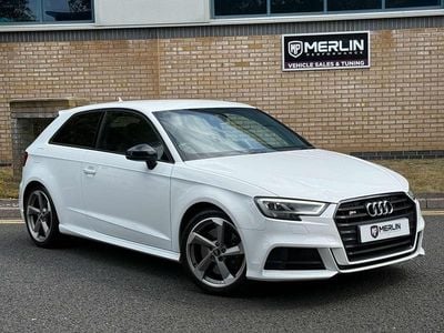 White Used 2017 Audi S3 Sportback Black Edition Hatchback | £21,995 (Fair price)