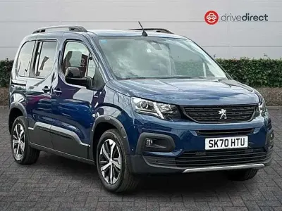 Used Peugeot Rifter GT-line 131 HP (96 kW) 2020 Blue MPV