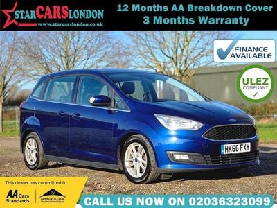 Used Ford Grand C-Max Zetec 120 HP (88 kW) 2016 Blue MPV