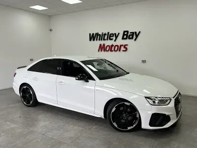 Used Audi A4 Black Edition 190 HP (139 kW) 2020 White Sedan