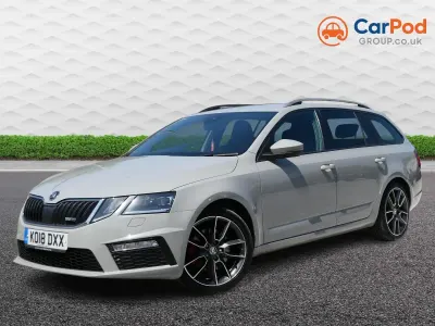 Usado Skoda Octavia vRS 184 CV (135 kW) 2018 Gris Familiar