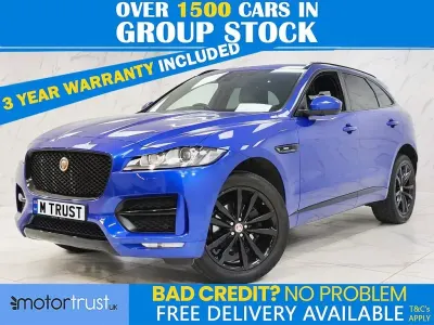 Used Jaguar F-Pace R-Sport 180 HP (132 kW) 2018 Blue SUV