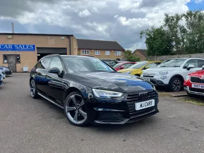Used Audi A4 Black Edition 150 HP (110 kW) 2018 Black Estate