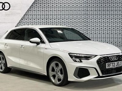 Used Audi A3 S-Line 150 HP (110 kW) 2022 White Sedan