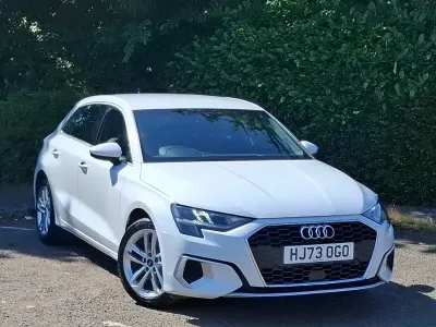 Used Audi A3 Sport 150 HP (110 kW) 2023 White Sedan