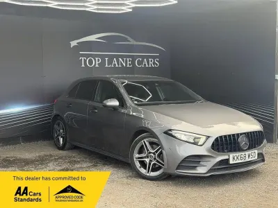 Used Mercedes A180 AMG Line Premium 116 HP (85 kW) 2019 Grey Hatchback