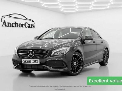 Black Used 2018 Mercedes CLA220 AMG line Sedan | £13,890 (Fair price)